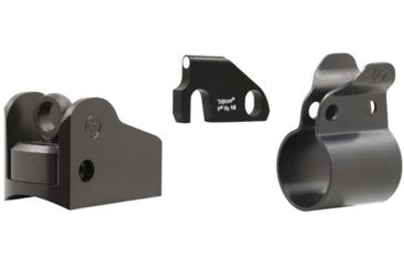 Image of XS Sight Systems Winged Ghost Ring w/Banded Standard Dot White Front Sight, Mossberg 500, 590, Std Bbl, Matte Black, Standard, MB-1002-1