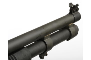 Image of XS Sight Systems Winged Ghost Ring w/Banded Standard Dot Tritium Front Sight, Mossberg 500, 590, Std Bbl, Matte Black, Standard, MB-1002-4