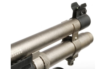 Image of XS Sight Systems Winged Ghost Ring w/Banded Standard Dot Tritium Front Sight, Mossberg 500, 590, Std Bbl, Matte Black, Standard, MB-1002-4