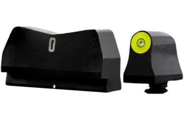 Image of Xs Sight Systems Xs Dxt2 Big Dot Tritium Glock 17-38 Yellow Supp Height Set
