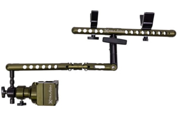 Image of XtraArm Side by side Shooting System, Ballhead &amp; Arca Swiss/Picatinny Clamp, Black, XTRA-SXSCAMP