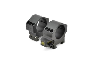Image of Precision Hardcore Gear Force Recon Tactical Rings, w/ level - 30MM Medium, Black, HC-91511
