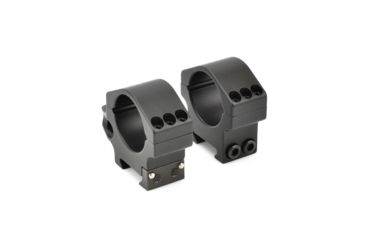 Image of Precision Hardcore Gear Force Recon Tactical Rings, w/ level - 30MM Medium, Black, HC-91511