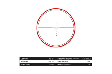 Image of XTS Destination Zero 1-6x 24mm Rifle Scope, 30mm, Black, XTS-1-6X24Z