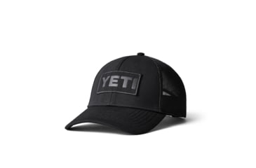 Image of Yeti Core Patch Trucker Hat Black on Black, Black, One Size, 21023005558