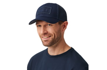 Image of Yeti Core Patch Trucker Hat Navy on Navy, Navy, One Size, 21023005559