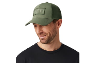 Image of Yeti Core Patch Trucker Hat Olive on Olive, Olive, One Size, 21023005561