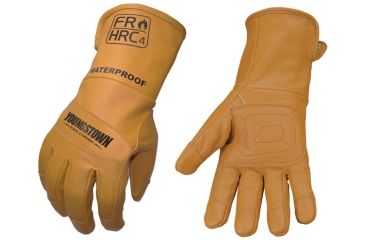 Image of Youngstown Glove Company FR Waterproof Leather Utility Lined with Kevlar, Tan, X-Large 11-3285-60-XL