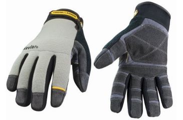 Image of Youngstown Glove Company General Utility Lined with Kevlar, Grey/Black, Large 05-3080-70-L
