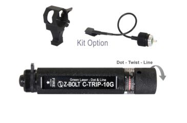 Image of Z-Bolt Green Dot &amp; Line Laser For Trip Wire Detection &amp; Tactical Comms, Multicam, C-TRIP-10G-MC