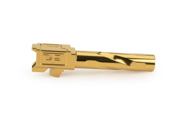 Image of Zaffiri Precision Flush and Crown Glock 19 Gen 5 9mm Luger Non-Threaded Pistol Barrel, 3.95in, 1-10 RH Twist, PVD, Gold, BA-G19G5-FC-GLD