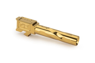 Image of Zaffiri Precision Flush and Crown Glock 19 Gen 5 9mm Luger Non-Threaded Pistol Barrel, 3.95in, 1-10 RH Twist, PVD, Gold, BA-G19G5-FC-GLD
