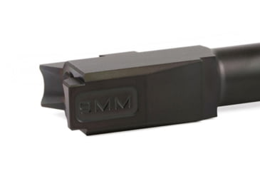 Image of Zaffiri Precision Flush and Crown Glock 43X 9mm Luger Non-Threaded Pistol Barrel, 3.06in, 1-10 RH Twist, Nitride, Black, BA-G43-FC-BN