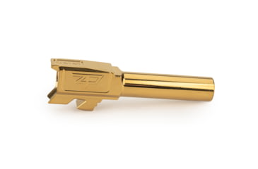 Image of Zaffiri Precision Flush and Crown Glock 43X 9mm Luger Non-Threaded Pistol Barrel, 3.06in, 1-10 RH Twist, PVD, Gold, BA-G43-FC-GLD