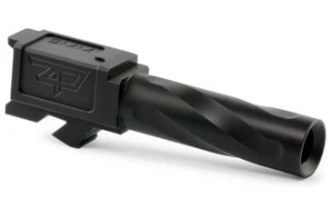 Image of Zaffiri Precision Glock 26 Gen 1-4 Flush and Crown Pistol Barrel, 9mm Caliber, 1-10 Twist, 416R Stainless Steel, Black Nitride, ZP.26BBN