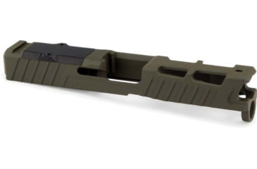 Image of Zaffiri Precision RTS Glock 19 Gen 5 ZPS.4 RMR Cut Slide, Olive Drab OD Green, ZPS.4.19.G5.OD