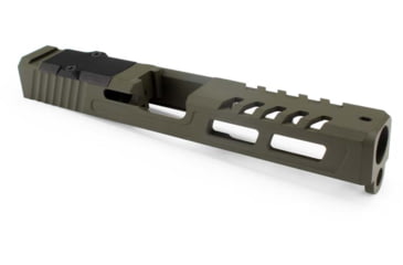 Image of Zaffiri Precision RTS Glock 43/43X ZPS.2 Pistol Slide RMSc Cut, Olive Drab, Small, ZPS.243.OD