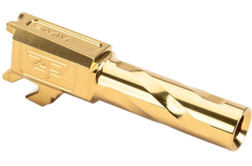 Image of Zaffiri Precision Springfield Hellcat Flush &amp; Crown Pistol Barrel, Twist 1-10, 416R Stainless Steel, Gold, ZP.HCBG