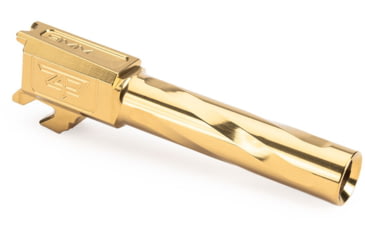 Image of Zaffiri Precision Springfield Hellcat Pro Flush &amp; Crown Pistol Barrel, Twist 1-10, 416R Stainless Steel, Gold, ZP.HCPROBG