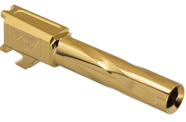 Image of Zaffiri Precision Springfield Hellcat Pro Flush &amp; Crown Pistol Barrel, Twist 1-10, 416R Stainless Steel, Gold, ZP.HCPROBG