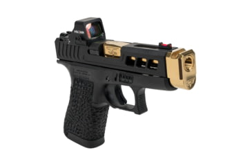 Image of Zaffiri Precision Threadless Compensator 9mm Fits G43/43X Gold Stainless Steel, ZP.43BTCG