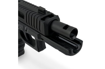 Image of Zaffiri Precision IBS Glock 19 Gen 5 9mm Luger Non-Threaded Pistol Barrel, 3.95in, 1-10 RH Twist, Nitride, Black, BA-G19G5-CP-BN