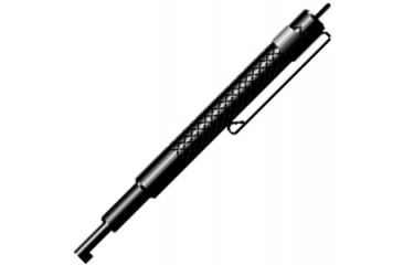 Image of Zak Tool Handcuff Key, Aluminum Finish, Black ZT14