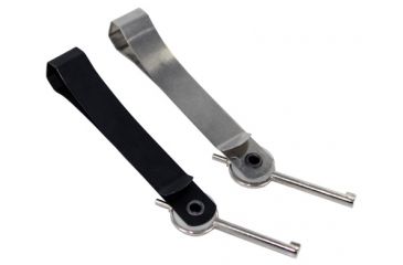 Image of Zak Tool Handcuff Key and Tactical ID Card Holder, Stainless Steel, ZT98