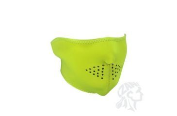 Image of Zan Headgear Neoprene Half Mask, High-Visibility Lime, WNFM142LH