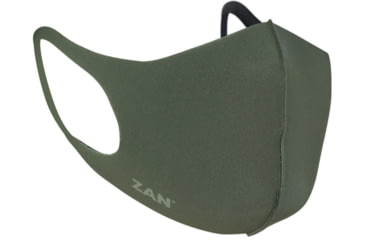 Image of Zan Headgear Lightweight Face Mask, One Size, 2 Pack, Olive, FMLW200