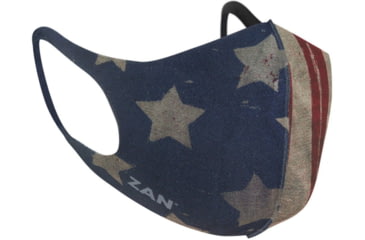 Image of Zan Headgear Lightweight Face Mask, One Size, 2 Pack, Patriot, FMLW408