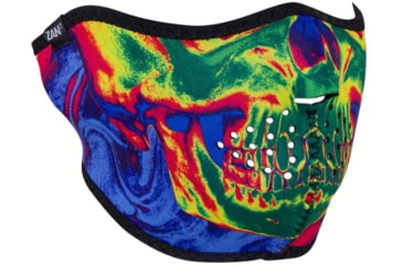 Image of Zan Headgear Neoprene Half Face Mask, Therma Skull - WNFM610H