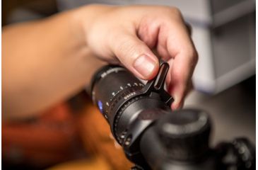 Image of Zeiss Throw Lever for Conquest V4 Rifle Scopes, Black, Medium, 000000-2248-168