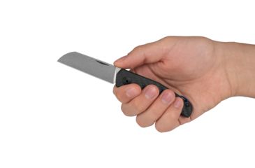 Image of Zero Tolerance Anso Manual Folding Knife, 2.6in, CPM 20CV Steel, Sheepsfoot, Stonewashed finish, Carbon fiber Handle, 0230