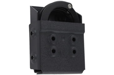 Image of Zero9 Holsters Handcuff Case for ASP Version 2, Plain Black, Molle-Loks, Z9S-Z9-4061-BLK-MLK