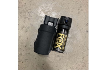 Image of Zero9 OC Can Case Holster, Mark 2, Molle Loks, Plain Black, Z9-4017-BLK-MLK