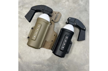 Image of Zero9 OC Can Case Holster, Mark 2, Molle Loks, Plain Black, Z9-4017-BLK-MLK