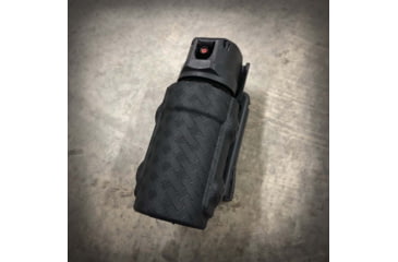 Image of Zero9 OC Can Case Holster, Mark 2, Molle Loks, Plain Black, Z9-4017-BLK-MLK