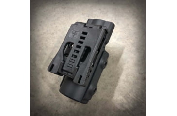 Image of Zero9 OC Can Case Holster, Mark 2, Molle Loks, Plain Black, Z9-4017-BLK-MLK