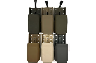 Image of Zero9 Portable Radio Case Holster, APX Next, Molle Loks, Plain Black, Z9-5026-BLK-MLK