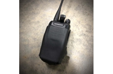 Image of Zero9 Portable Radio Case Holster, TK-5220/5320, Molle Loks, Plain Black, Z9-5012-BLK-MLK