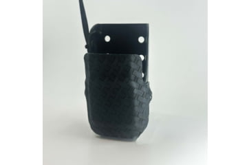 Image of Zero9 Portable Radio Case Holster, TK-5220/5320, Molle Loks, Plain Black, Z9-5012-BLK-MLK