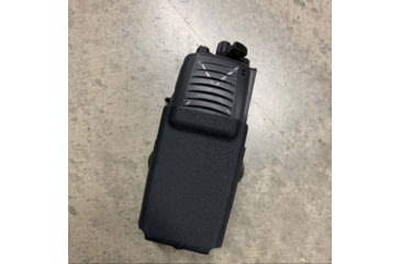 Image of Zero9 Portable Radio Case Holster, XG-25/XG-75/P7300, Molle Loks, Plain Black, Z9-5008-BLK-MLK