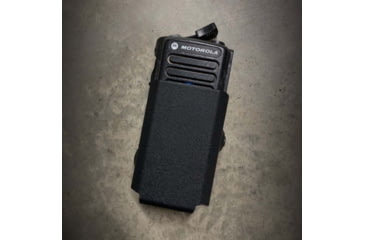 Image of Zero9 Portable Radio Case Holster, XPR3000 Series, Molle Loks, Plain Black, Z9-5024-BLK-MLK