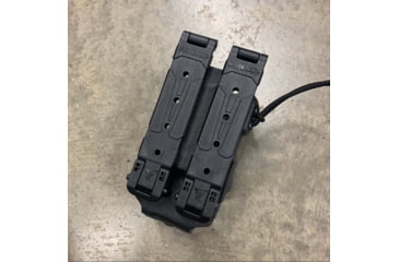 Image of Zero9 Portable Radio Case Holster, XTS3000/5000, Molle Loks, Plain Black, Z9-5004-BLK-MLK