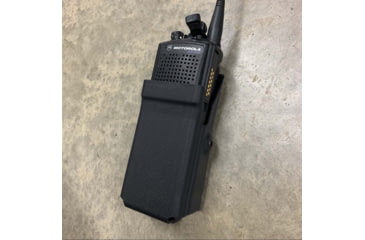 Image of Zero9 Portable Radio Case Holster, XTS3000/5000, Molle Loks, Plain Black, Z9-5004-BLK-MLK