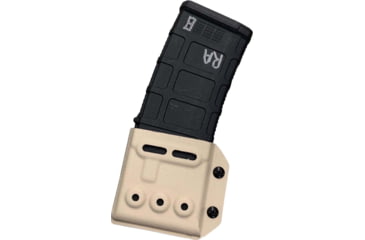 Image of Zero9 Rifle Mag Case Holster, AR/M4, Tek-Lok, Silver Tan, Z9-4011-STN-TEK