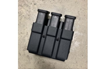 Image of Zero9 Triple Mag Case Holster, Other .45 ACP, Molle Loks, Plain Black, Z9-4024-BLK-MLK