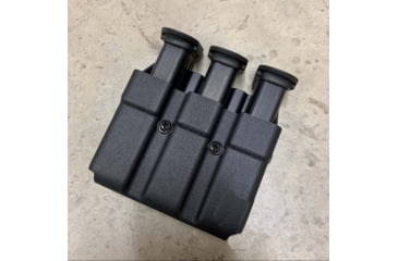 Image of Zero9 Triple Mag Case Holster, Other .45 ACP, Molle Loks, Plain Black, Z9-4024-BLK-MLK