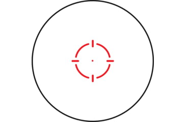 Image of ZeroTech Optics Thrive HD RMR FootPrint 1x28mm Red Dot Sight w/Low Mount, Multi Reticle, Black, THDRS28ML